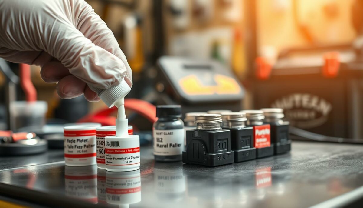 Batteriepolfett Zusammensetzung und Schmiermittel für Batteriekontakte