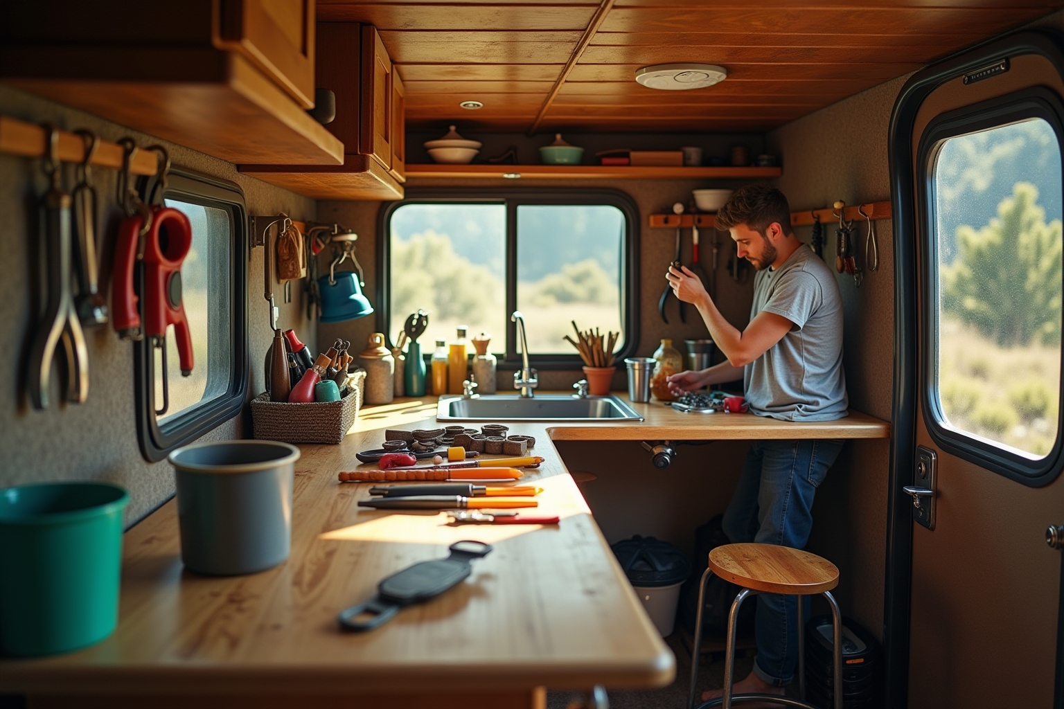 DIY-Campingurlaub: Mobile Werkstatt fürs Wohnmobil