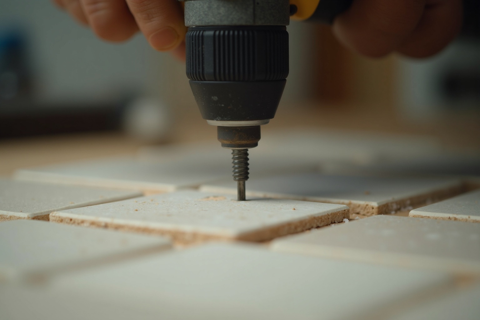Bohren in Fliesen: Werkzeug & Tipps