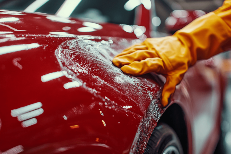 Wie kann ich Schrammen am Auto selbst ausbessern?